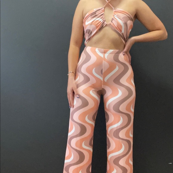 Tags on - pink and purple two piece set - Picture 3 of 3